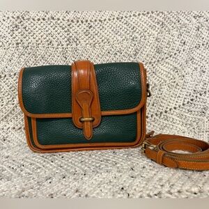 Vintage Dooney and Bourke Medium East and West Flap crossbody